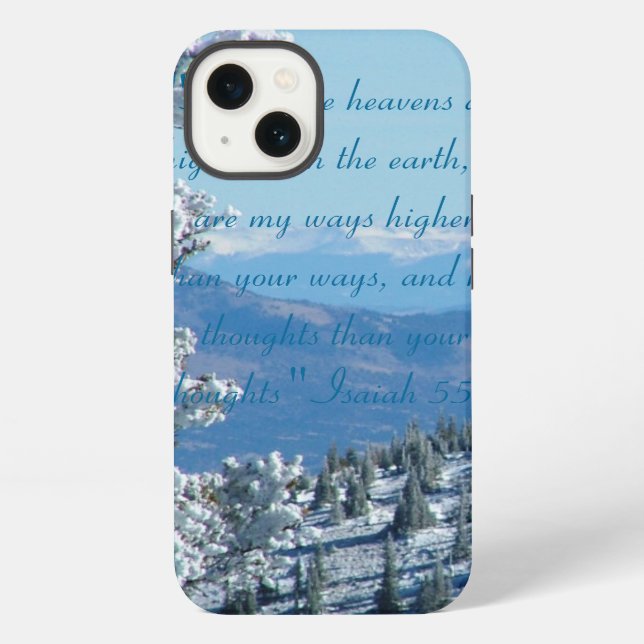 Coque iPhone "Heavens Higher"-Mountain iPhone Case (Verso)