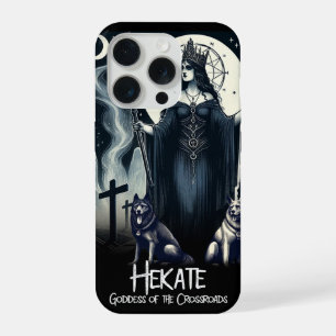 Coque iPhone 15 Pro Hécate Déesse des Carrefours Esprits Fantomatiques