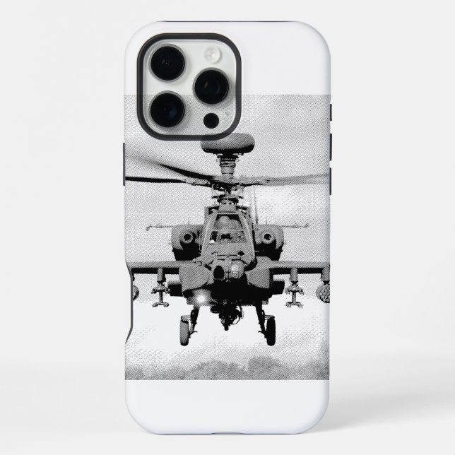 Coque iPhone Hélicoptère  (Verso)
