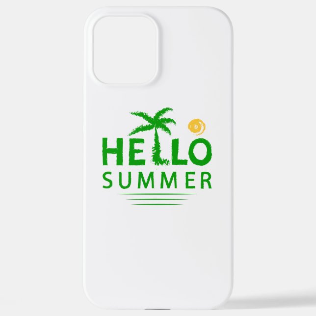 Coque iPhone Hello Summer (Verso)