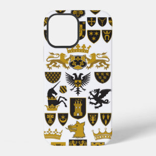Coque iPhone 12 HÉRALDIE Crêtes et Symboles