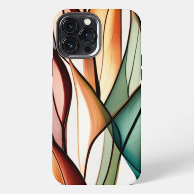 Coque iPhone Herbe en Verre Coloré (Verso)