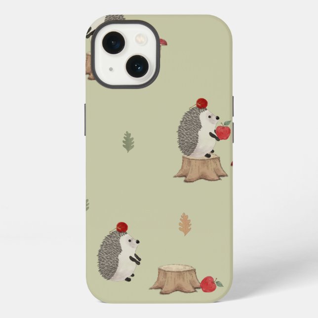 Coque iPhone Hérisson (Verso)
