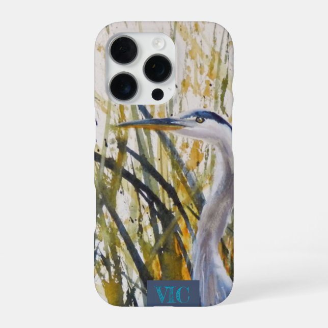 Coque iPhone Heron Art - Dans Les Mains (Verso)
