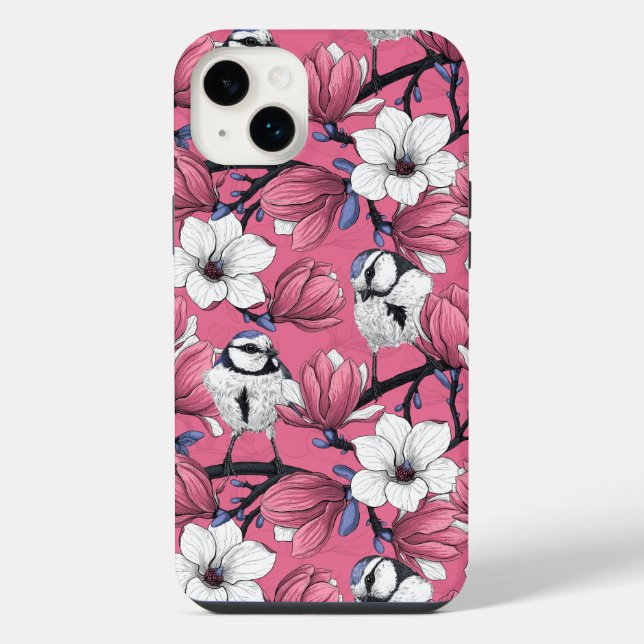 Coque iPhone Heure du printemps en rose (Verso)