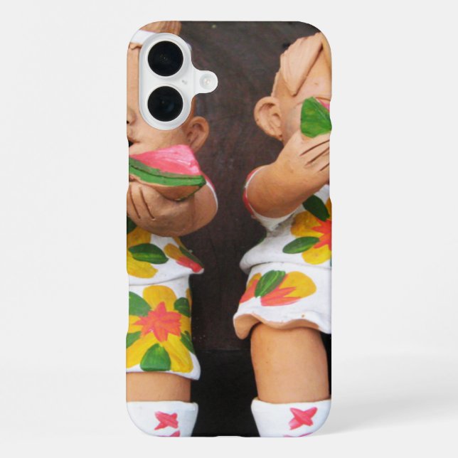 Coque iPhone Heureux amis de la pastèque (Verso)