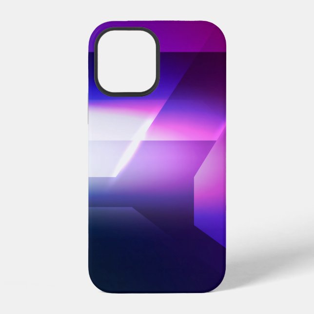 Coque iPhone Hexagonal Abstrait forme arrière-plan abstrait, ar (Verso)