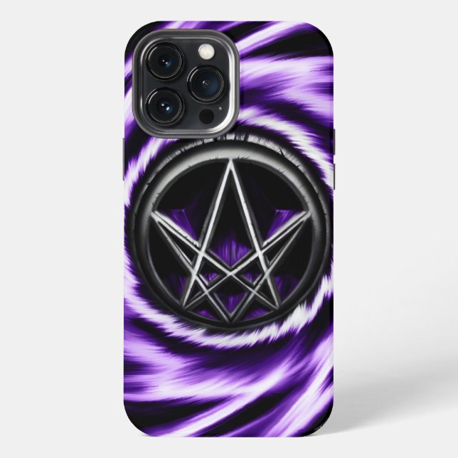 Coque iPhone Hexagramme unicursal (Verso)