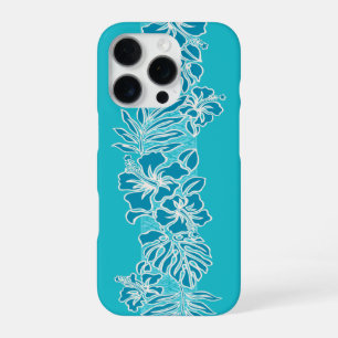 Coque iPhone 16 Pro Hibiscus Tapa