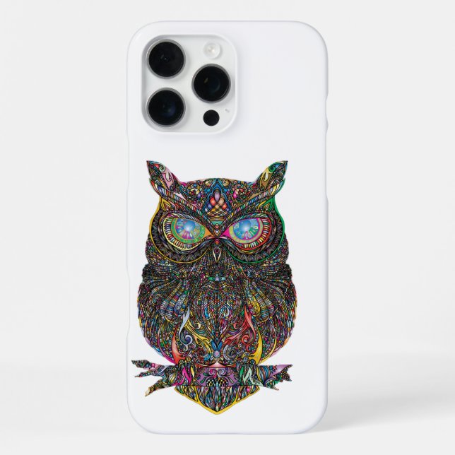 Coque iPhone Hibou (Verso)