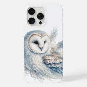 Coque iPhone 15 Pro Max Hibou élégant à l'aquarelle