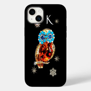HIBOU JOAILLIER, ÉTOILES DE DIAMANT, Or, Turquoise