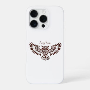 Coque iPhone 16 Pro Hibou Phénix – Vision Fiery
