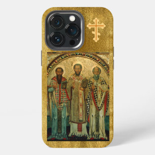 Etui iPhone 13 Pro Hiérarchie Sainte l Croix orthodoxe l Icône chréti