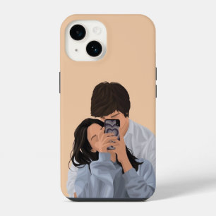 Coque Pour iPhone 14 His & Hers   Étui de téléphone romantique 