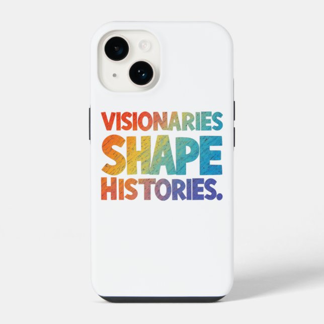 Coque iPhone Historiques des formes des visionnaires (Verso)