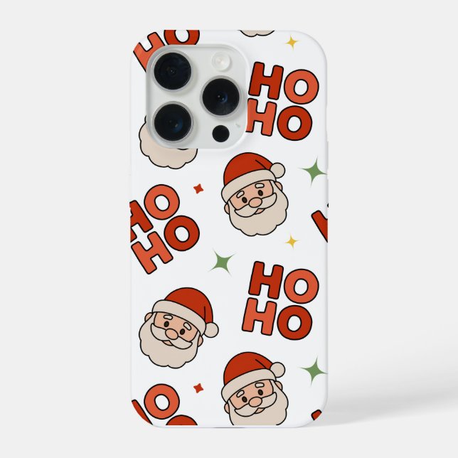 Coque iPhone Ho Ho Ho Santa Phone Case – Festive Christmas  (Verso)