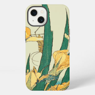 Etui iPhone 13 Hokusai Sauterelle Iris Impression Vintage : Japon