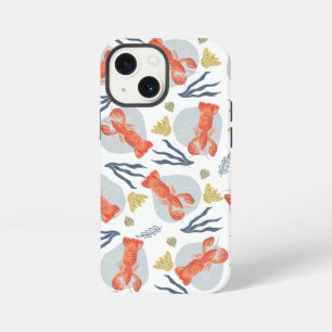 Etui iPhone 13 Mini Homard Écrevisse Fruits de Mer Sous l'Eau Motif