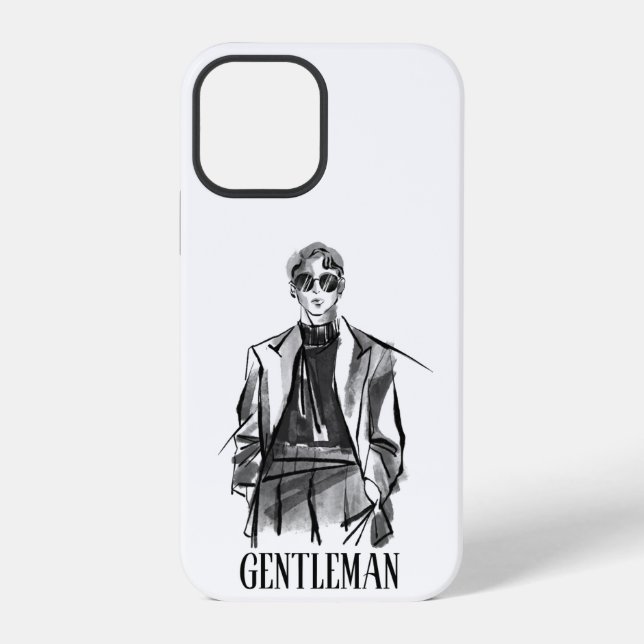 Coque iPhone Homme élégant  (Verso)