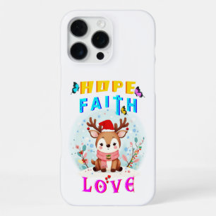 Coque iPhone 16 Pro Max Hope Faith Love