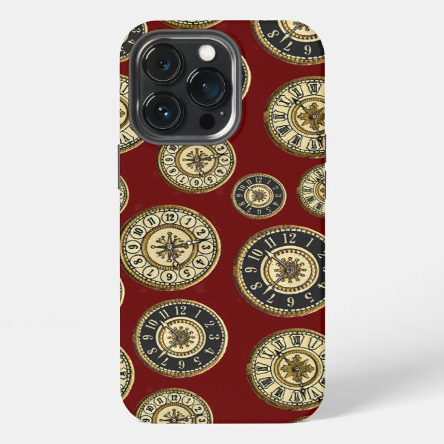 Coque iPhone Horloges Vintage (Dos)