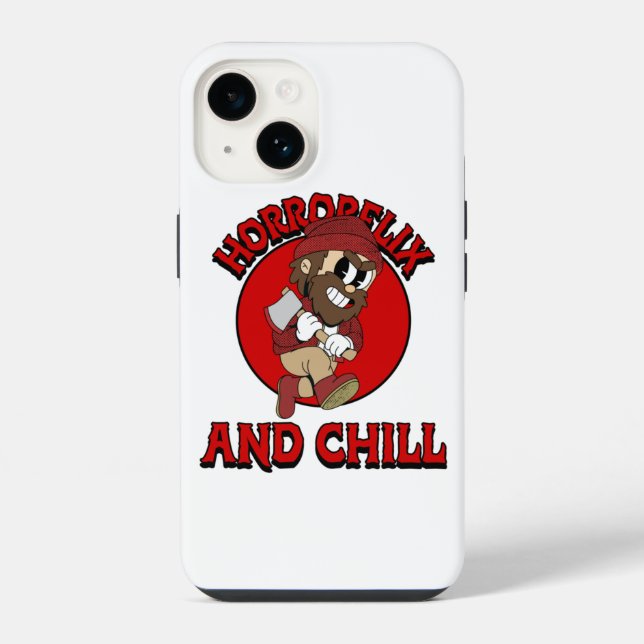Coque iPhone Horrorflix Et Détendez-vous  (Verso)