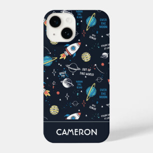 Coque Pour iPhone 14 Hors de ce Motif spatial mondial
