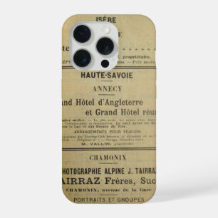 Coque iPhone 15 Pro Hôtel français vintage