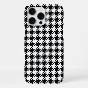 Coque iPhone 16 Pro Max Houndstooth BW Rpt Motif