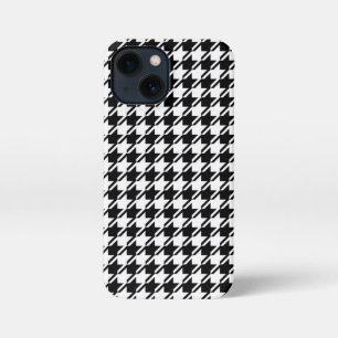 Etui iPhone 13 Mini Houndstooth BW Rpt Motif