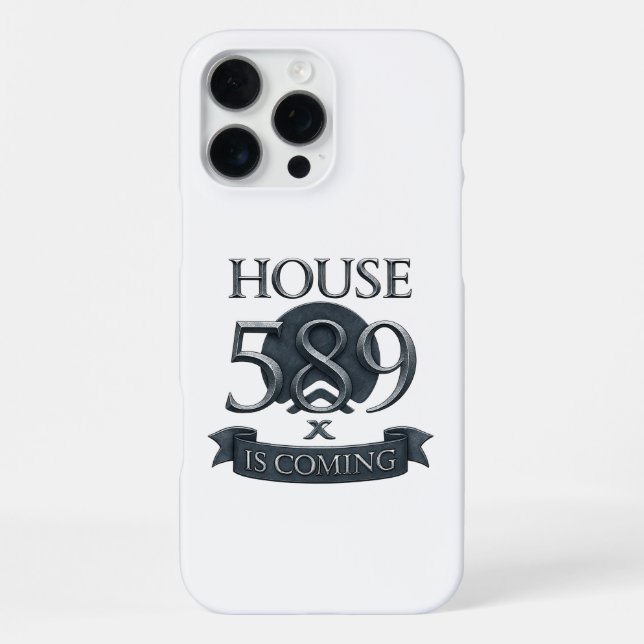 Coque iPhone House 589 Is Coming – Futuristic Metallic Fantasy (Verso)