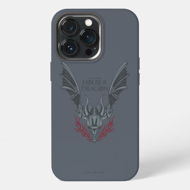 Coque iPhone HOUSE of the Dragon | Fire-Breathing Dragon Head (Dos)