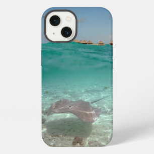 Etui iPhone 13 Housse de iphone Raie manta sous l'eau à Bora Bora