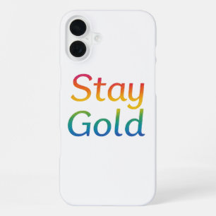 Coque iPhone 16 Plus Housse de iPhone Stay Gold