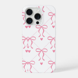 Coque iPhone 15 Pro Housse de téléphone à motif de cœur minimaliste ro