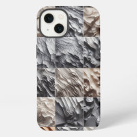 Housse de téléphone à texture de vague élégante - 
