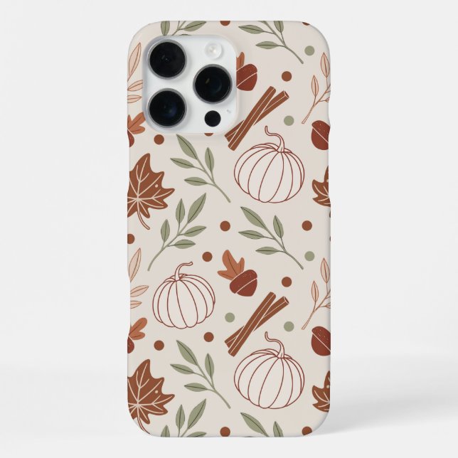 Coque iPhone Housse de téléphone automne cosy (Verso)