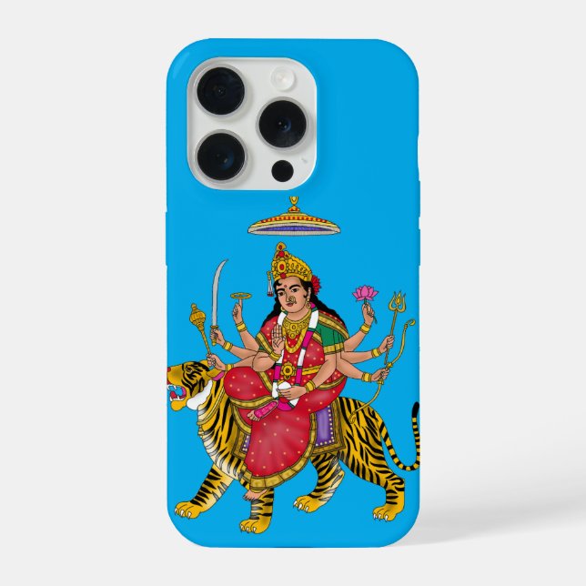 Coque iPhone Housse de téléphone déesse Durga (Verso)