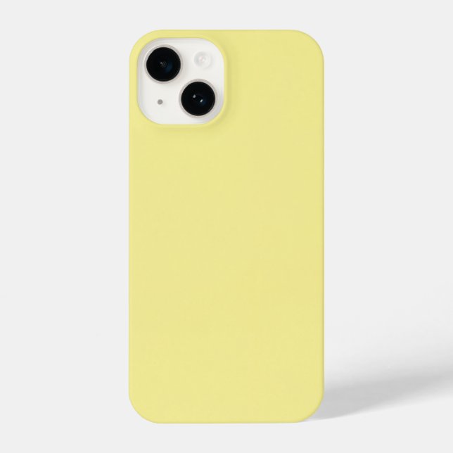 Coque iPhone Housse de téléphone Jaune | Ajustement mince | Cou (Verso)