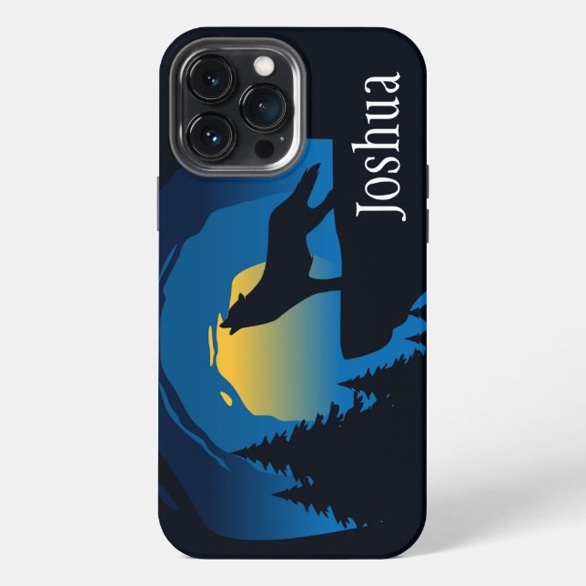 Coque iPhone Howling Wolf Coque-coque iphone Mate (Verso)