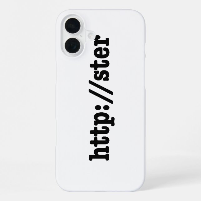 Coque iPhone http://ster / code html (Verso)
