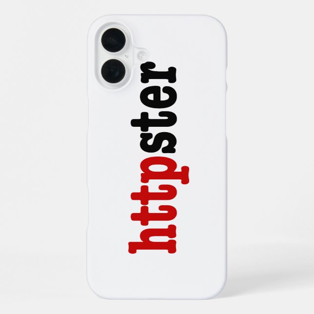 Coque iPhone httpster (Verso)