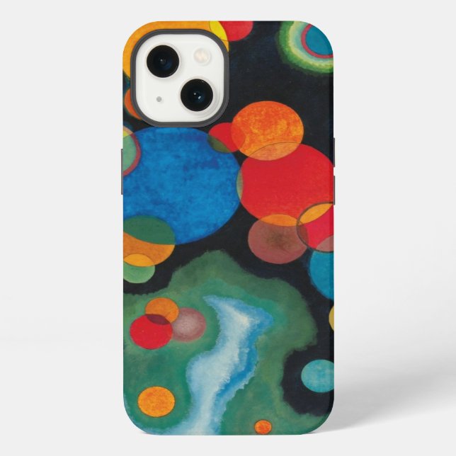 Coque iPhone Huile Abstraite de Kandinsky Deepened Impulse sur  (Verso)