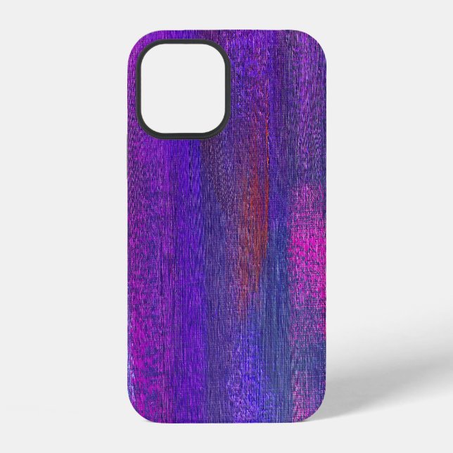 Coque iPhone Huile Abstraite : Fond de Texture de Toile. (Verso)