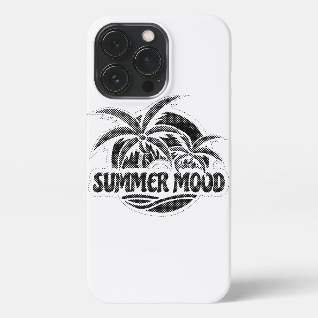 Coque iPhone Humeur d'été (Verso)