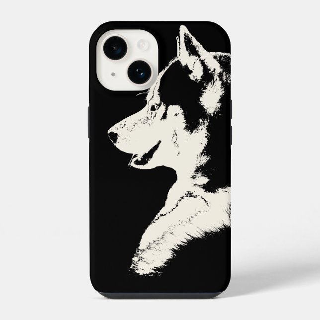 Coque iPhone Husky coques iphone Husky Malamute  Coques (Verso)