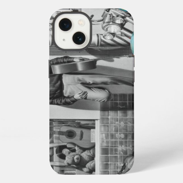 Coque iPhone HWY 51 Argent (Verso)