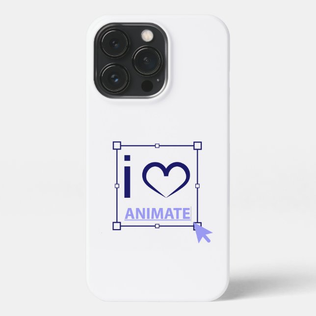 Coque iPhone I Love Animate (Verso)