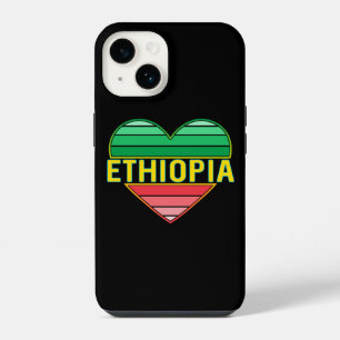 Coque Pour iPhone 14 I Love Ethiopia, Ethiopian Heart